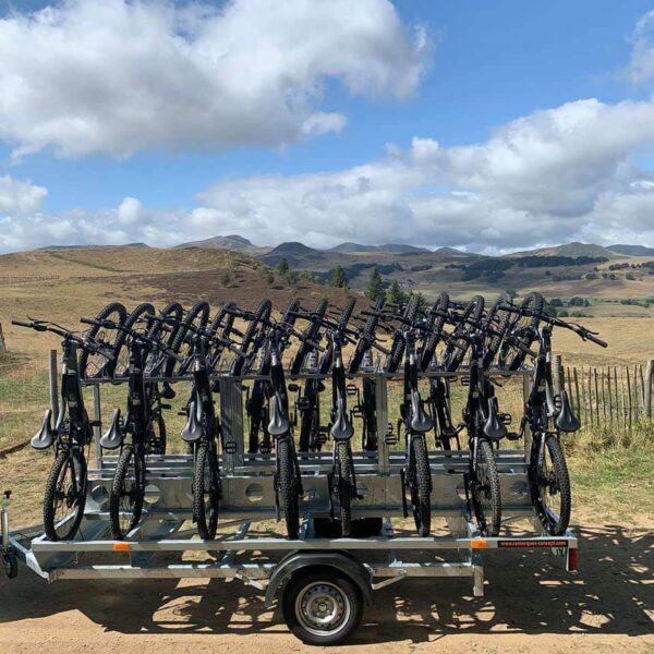 Remorque porte vélos spéciale Vtt/VAe 20P